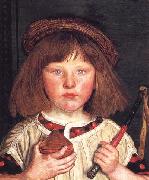 Ford Madox Brown The English Boy oil on canvas